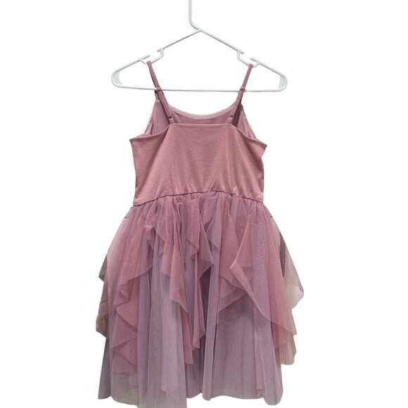 Fairycore Cat And Jack Sequin Tulle Dress Pink Girls 10 12 Princess Coquette - Picture 7 of 10